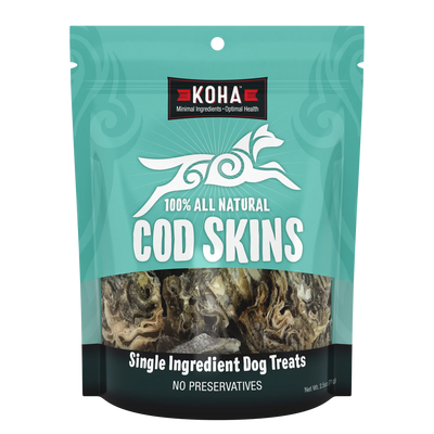 Koha- Cod Skins All Natural Treats 2.5oz