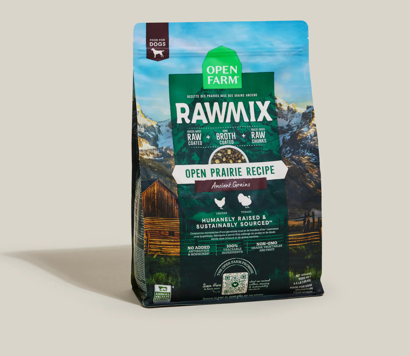 Open Farm Dog RawMix Ancient Prairie 20LB