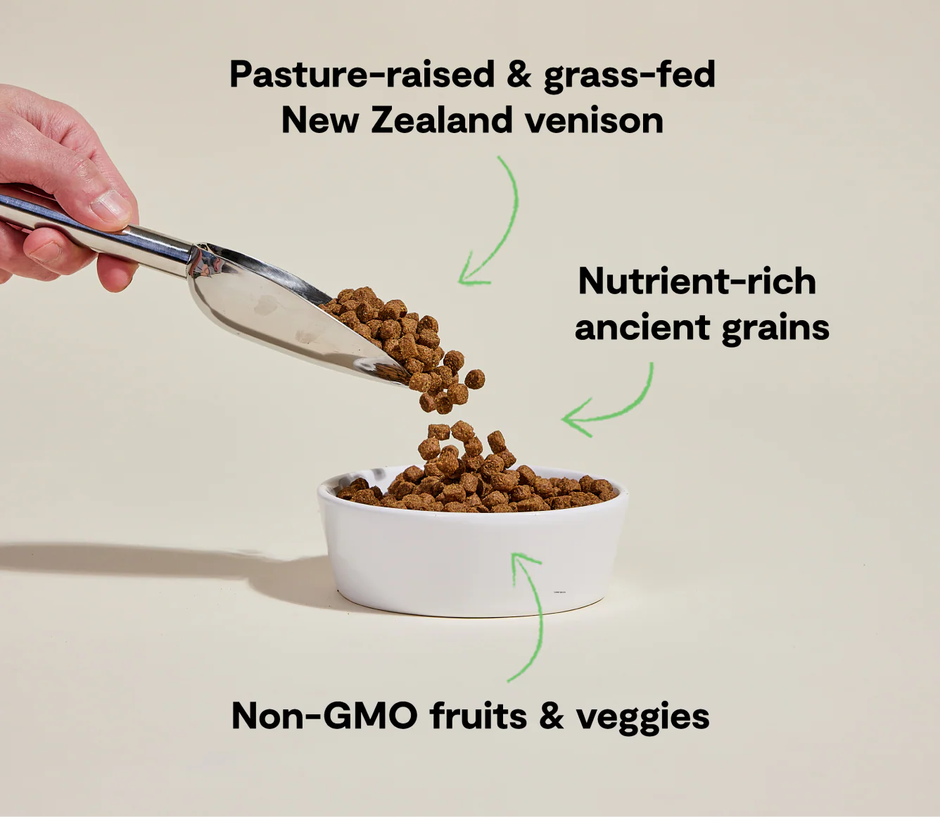 Open Farm New Zealand Venison & Ancient Grains Dog Kibble 22LB