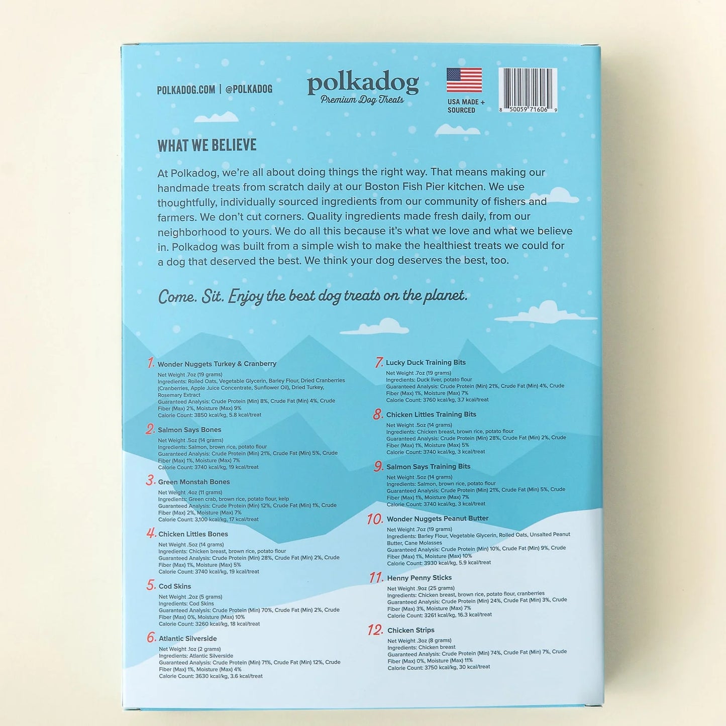 Polkadog 12 Days of Treating Holiday Calendar