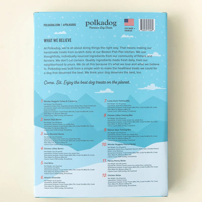 Polkadog 12 Days of Treating Holiday Calendar