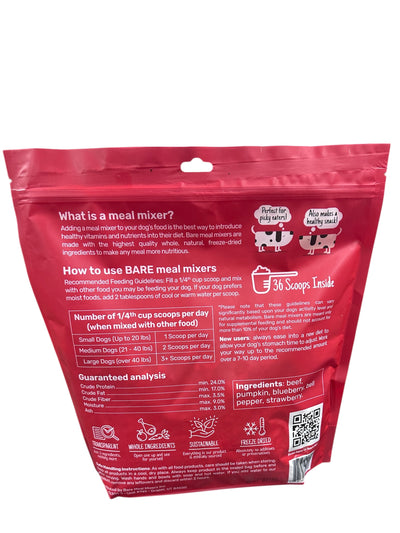 Bare Meal Mixers- Beef 12oz