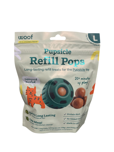 Pupsicle Pops - PB & Chicken Flavor (LARGE) 8OZ