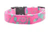 Dog Collar World Pink Batik Collar