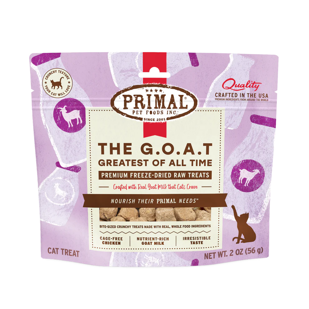 Primal- Freeze-Dried Raw Cat Treats
The G.O.A.T.