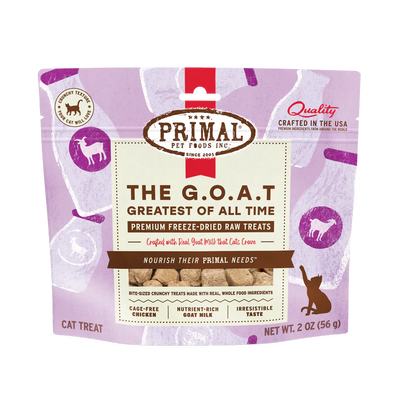 Primal- Freeze-Dried Raw Cat Treats
The G.O.A.T.