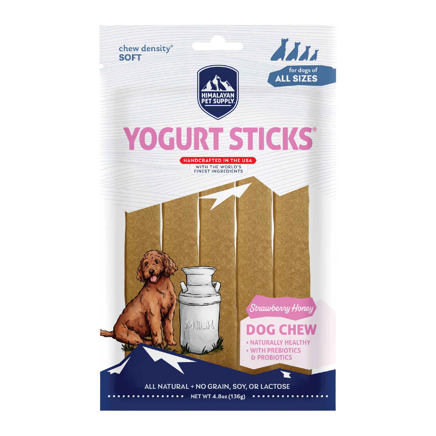 Himalayan Pet Supply - Yogurt Sticks (Strawberry Honey)