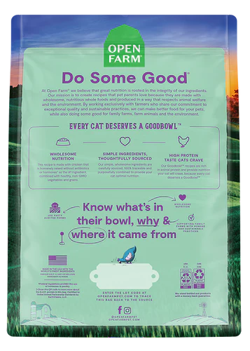 Open Farm Cat Goodbowl Harvest Chicken & Brown Rice Kibble 7LBS