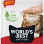 World's Best Multi-Cat Unscented Clumping Corn Cat Litter, 8-lb bag