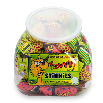 Yeowww! Stinkies Stripes Cat Toy - 1 Toy