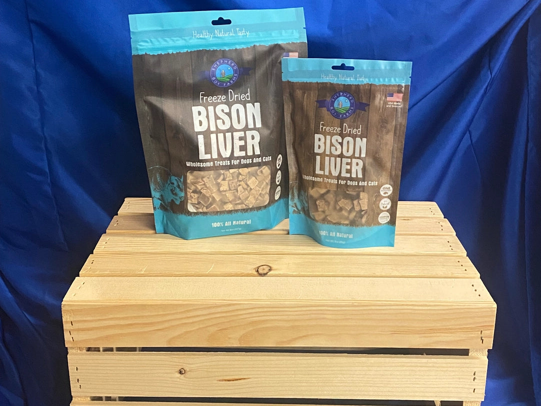 Freeze Dried Bison Liver 8oz