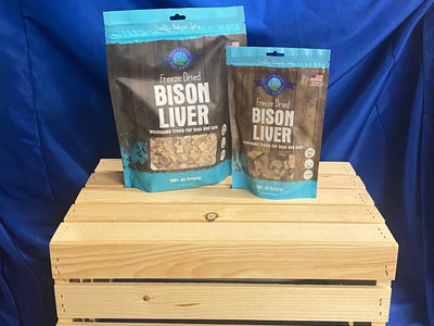 Freeze Dried Bison Liver 8oz