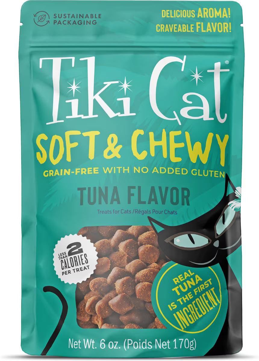 Tiki Cat - Soft & Chewy Tuna Flavor - 6oz Bag