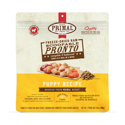 Primal - Puppy Freeze Dried Raw Pronto 16oz Bag
