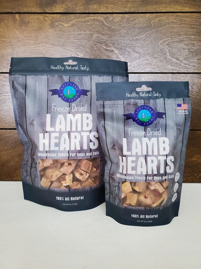 Freeze Dried Lamb Hearts 8oz
