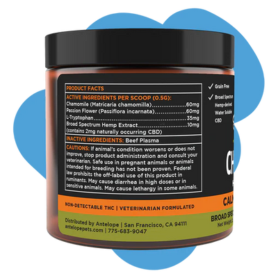 Super Snouts- Chill + Out CBD Powder 2.64oz