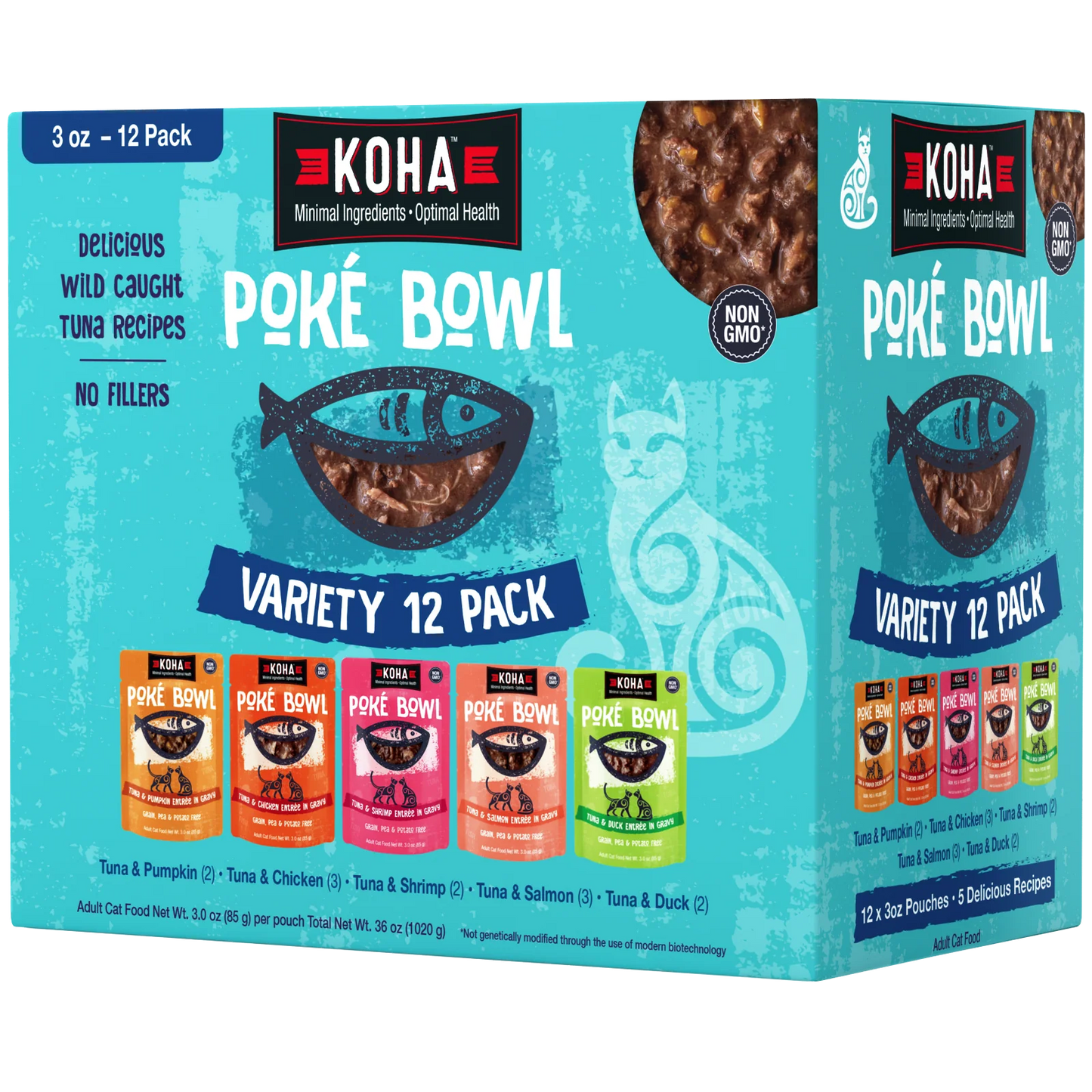 Koha- Poké Bowl Variety 12 Pack for Cats