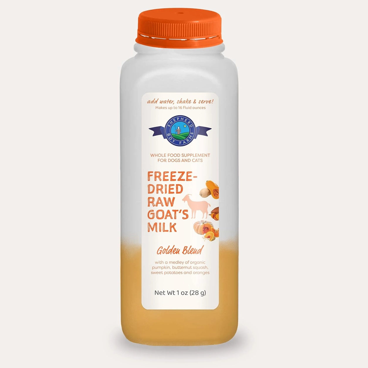 Freeze-Dried Raw Goat Milk- Golden Blend (1oz)