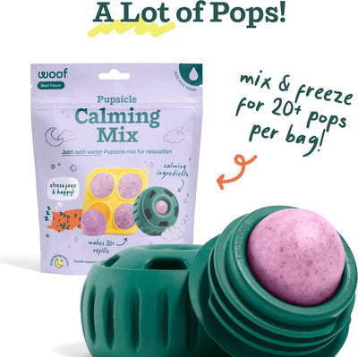 Woof Pupsicle Treat Mix Calming Beef, 5.5-oz bag