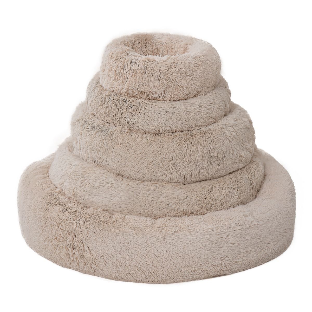 Tall Tails Dog Cuddle Bed Khaki (SMALL)