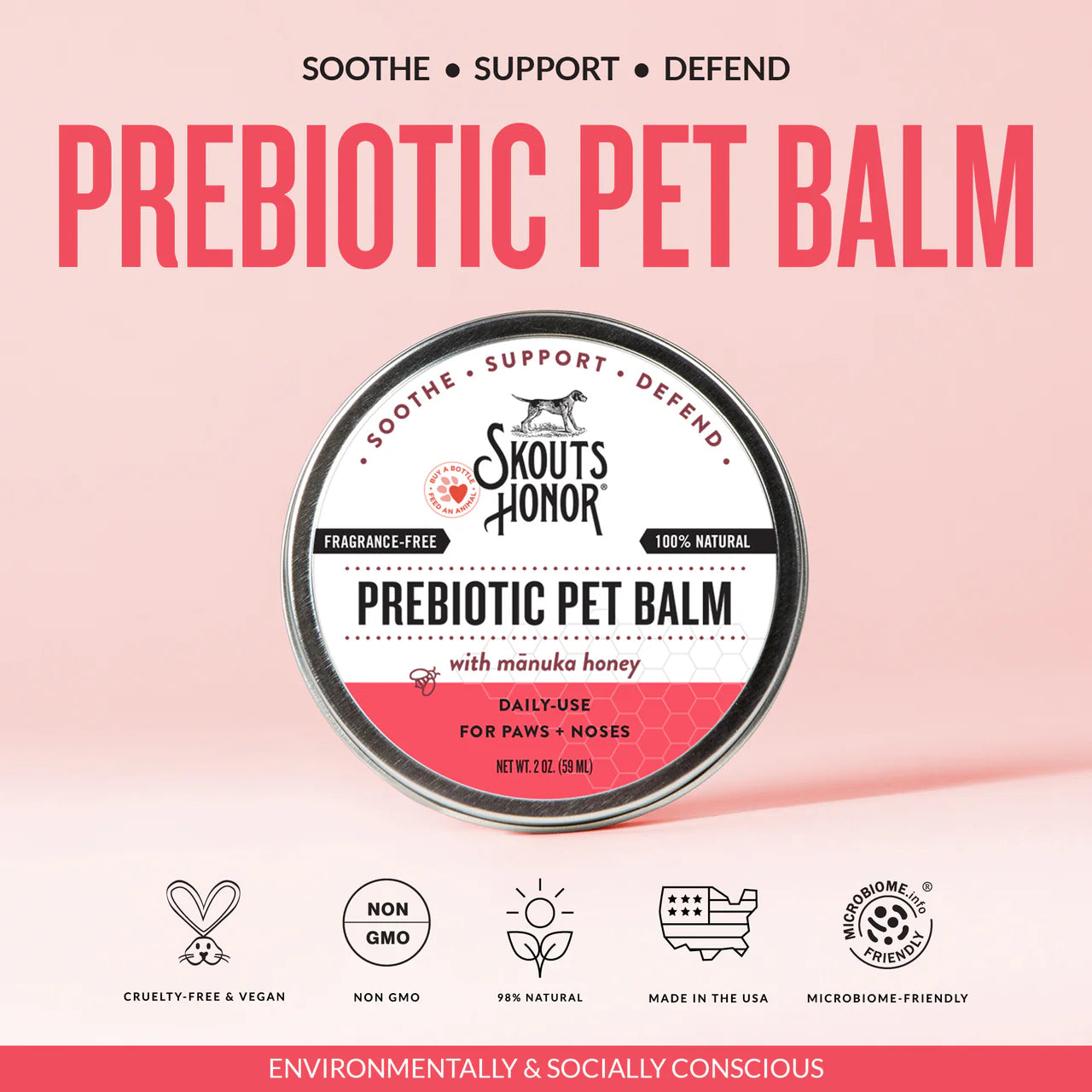 Skouts Honor- Prebiotic Pet Balm 2oz