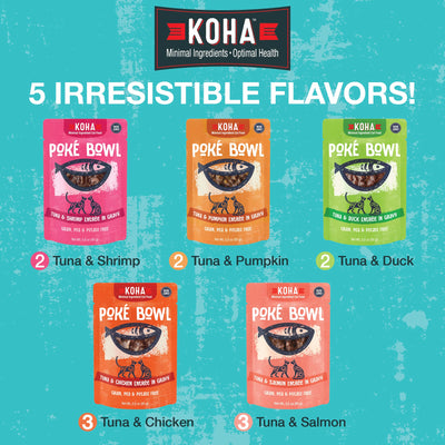 Koha- Poké Bowl Variety 12 Pack for Cats