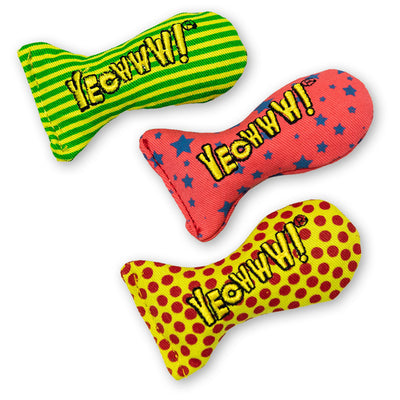 Yeowww! Stinkies Stripes Cat Toy - 1 Toy