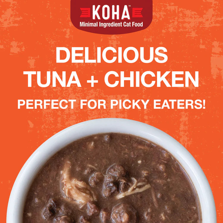 Koha- Poké Bowl Tuna & Chicken Entrée in Gravy for Cats