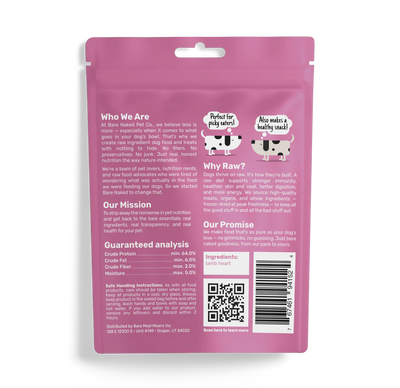 Bare Meal Mixers - Lamb Treats - 3oz