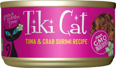 Tiki Cat Tuna and Crab Surimi Recipe 2.8oz