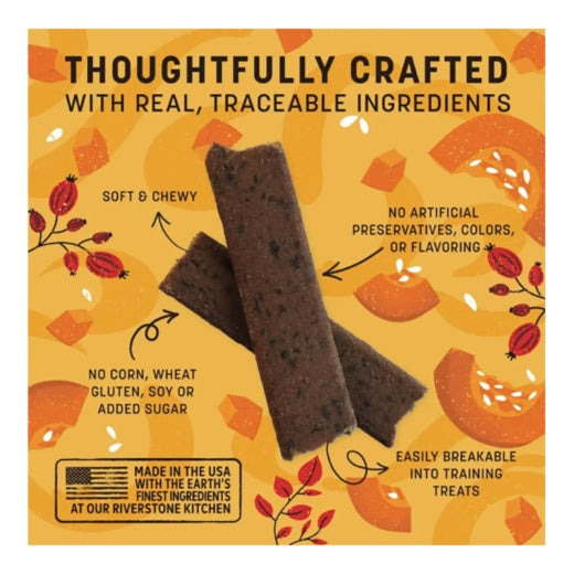 Earth Animal Dog Wisdom Air Dried Jerky Pumpkin Spice Recipe (4oz)