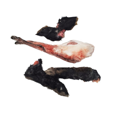 Savage Cat Dog & Cat Frozen Hare Head & Hoppers- 9oz